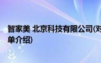 智家美 北京科技有限公司(对于智家美 北京科技有限公司简单介绍)