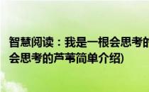 智慧阅读：我是一根会思考的芦苇(对于智慧阅读：我是一根会思考的芦苇简单介绍)