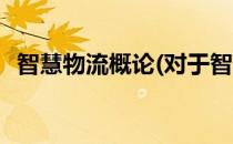 智慧物流概论(对于智慧物流概论简单介绍)