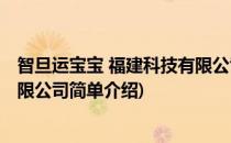 智旦运宝宝 福建科技有限公司(对于智旦运宝宝 福建科技有限公司简单介绍)