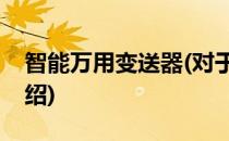 智能万用变送器(对于智能万用变送器简单介绍)