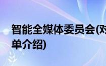 智能全媒体委员会(对于智能全媒体委员会简单介绍)