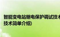 智能变电站继电保护调试技术(对于智能变电站继电保护调试技术简单介绍)