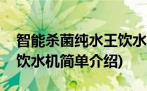 智能杀菌纯水王饮水机(对于智能杀菌纯水王饮水机简单介绍)