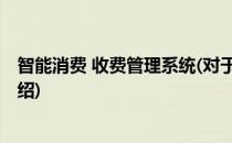 智能消费 收费管理系统(对于智能消费 收费管理系统简单介绍)