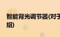 智能背光调节器(对于智能背光调节器简单介绍)