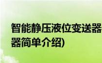 智能静压液位变送器(对于智能静压液位变送器简单介绍)
