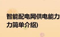 智能配电网供电能力(对于智能配电网供电能力简单介绍)