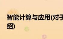 智能计算与应用(对于智能计算与应用简单介绍)