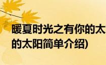 暖夏时光之有你的太阳(对于暖夏时光之有你的太阳简单介绍)