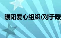 暖阳爱心组织(对于暖阳爱心组织简单介绍)