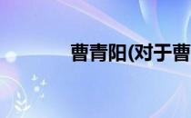 曹青阳(对于曹青阳简单介绍)