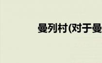 曼列村(对于曼列村简单介绍)