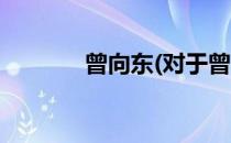 曾向东(对于曾向东简单介绍)