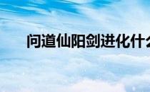 问道仙阳剑进化什么好（问道仙阳剑）