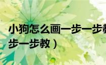 小狗怎么画一步一步教简单点（小狗怎么画一步一步教）