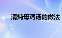 清炖母鸡汤的做法（炖母鸡汤的做法）