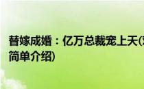 替嫁成婚：亿万总裁宠上天(对于替嫁成婚：亿万总裁宠上天简单介绍)
