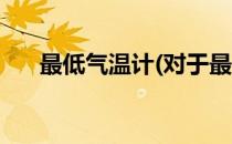 最低气温计(对于最低气温计简单介绍)