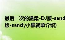 最后一次的温柔-DJ版-sandy小黑(对于最后一次的温柔-DJ版-sandy小黑简单介绍)
