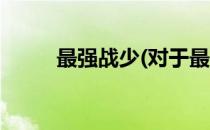 最强战少(对于最强战少简单介绍)