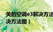 美的空调e3解决方法图视频（美的空调e3解决方法图）