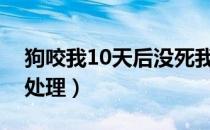 狗咬我10天后没死我没打针（被狗咬了怎么处理）