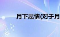 月下思情(对于月下思情简单介绍)