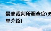 最高裁判所调查官(对于最高裁判所调查官简单介绍)