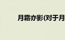 月霜亦影(对于月霜亦影简单介绍)
