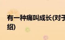 有一种痛叫成长(对于有一种痛叫成长简单介绍)