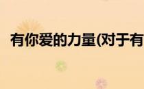 有你爱的力量(对于有你爱的力量简单介绍)