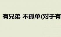 有兄弟 不孤单(对于有兄弟 不孤单简单介绍)