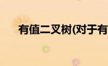 有值二叉树(对于有值二叉树简单介绍)