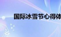 国际冰雪节心得体会（冰雪节狂欢）
