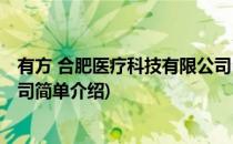 有方 合肥医疗科技有限公司(对于有方 合肥医疗科技有限公司简单介绍)