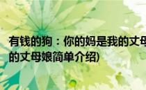 有钱的狗：你的妈是我的丈母娘(对于有钱的狗：你的妈是我的丈母娘简单介绍)