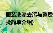 服装洗涤去污与整烫(对于服装洗涤去污与整烫简单介绍)