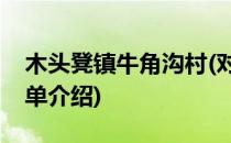 木头凳镇牛角沟村(对于木头凳镇牛角沟村简单介绍)