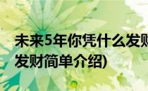 未来5年你凭什么发财(对于未来5年你凭什么发财简单介绍)