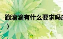 跑滴滴有什么要求吗成都（跑滴滴有什么要求）