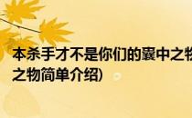 本杀手才不是你们的囊中之物(对于本杀手才不是你们的囊中之物简单介绍)
