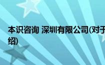 本识咨询 深圳有限公司(对于本识咨询 深圳有限公司简单介绍)