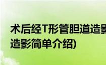 术后经T形管胆道造影(对于术后经T形管胆道造影简单介绍)