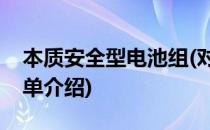 本质安全型电池组(对于本质安全型电池组简单介绍)