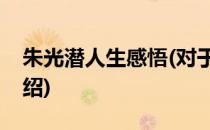 朱光潜人生感悟(对于朱光潜人生感悟简单介绍)