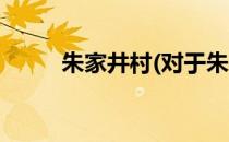 朱家井村(对于朱家井村简单介绍)