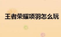 王者荣耀项羽怎么玩（王者荣耀项羽铭文）
