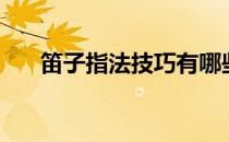 笛子指法技巧有哪些（笛子指法教程）