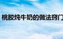 桃胶炖牛奶的做法窍门（桃胶炖牛奶的做法）